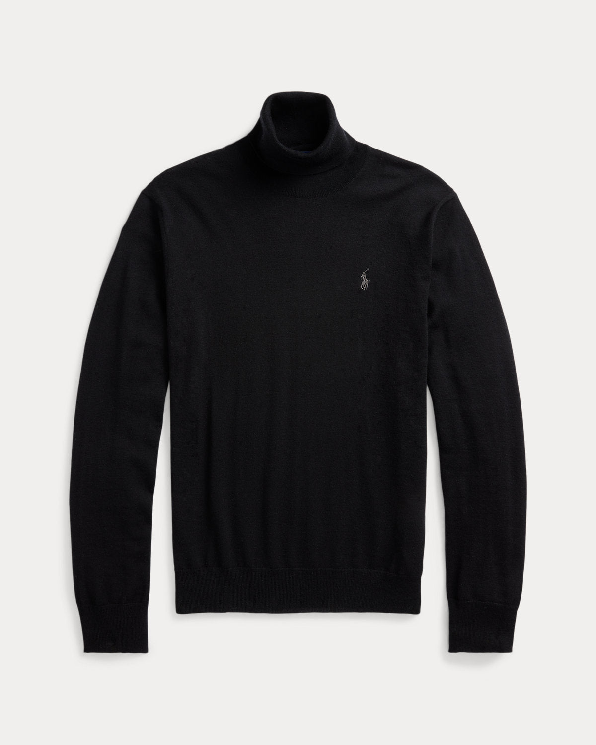 Washable Wool Turtleneck Sweater