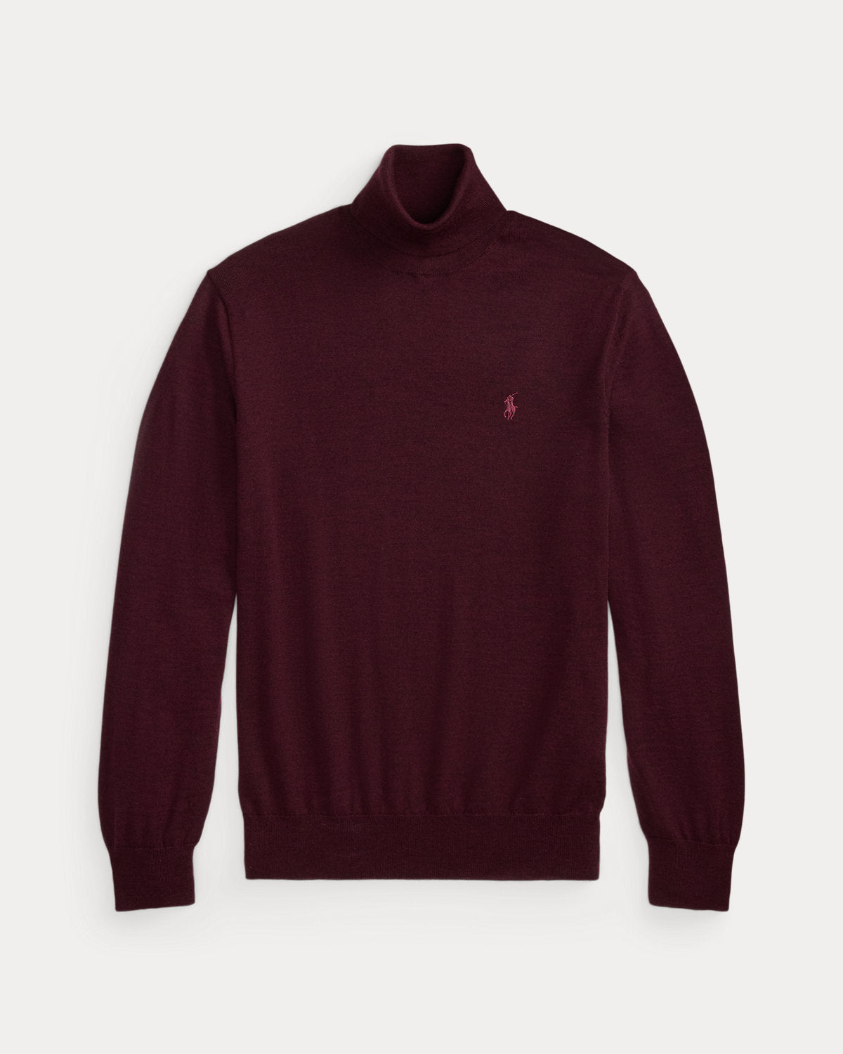 Washable Wool Turtleneck Sweater