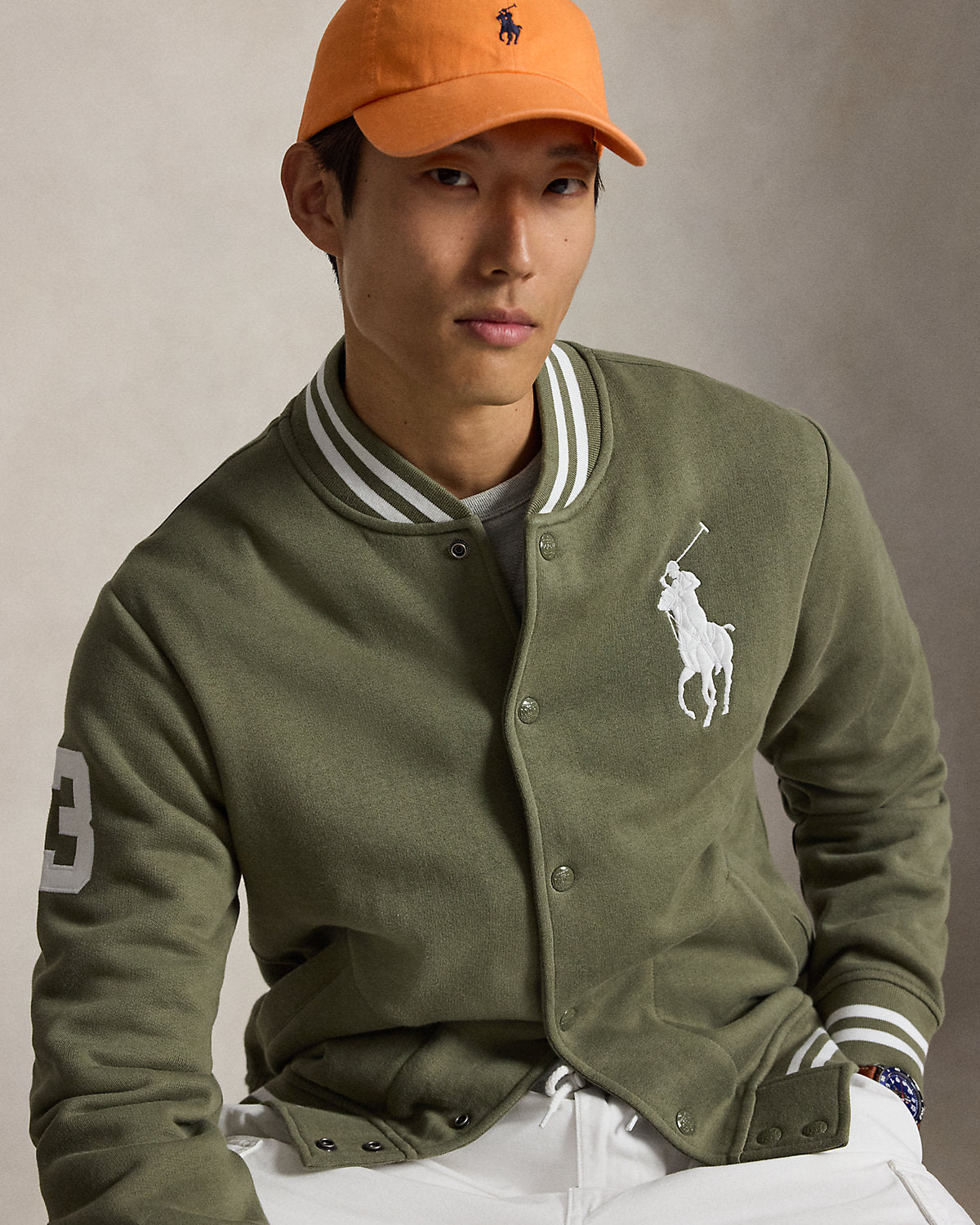 Big Pony Fleece Baseball Jacket