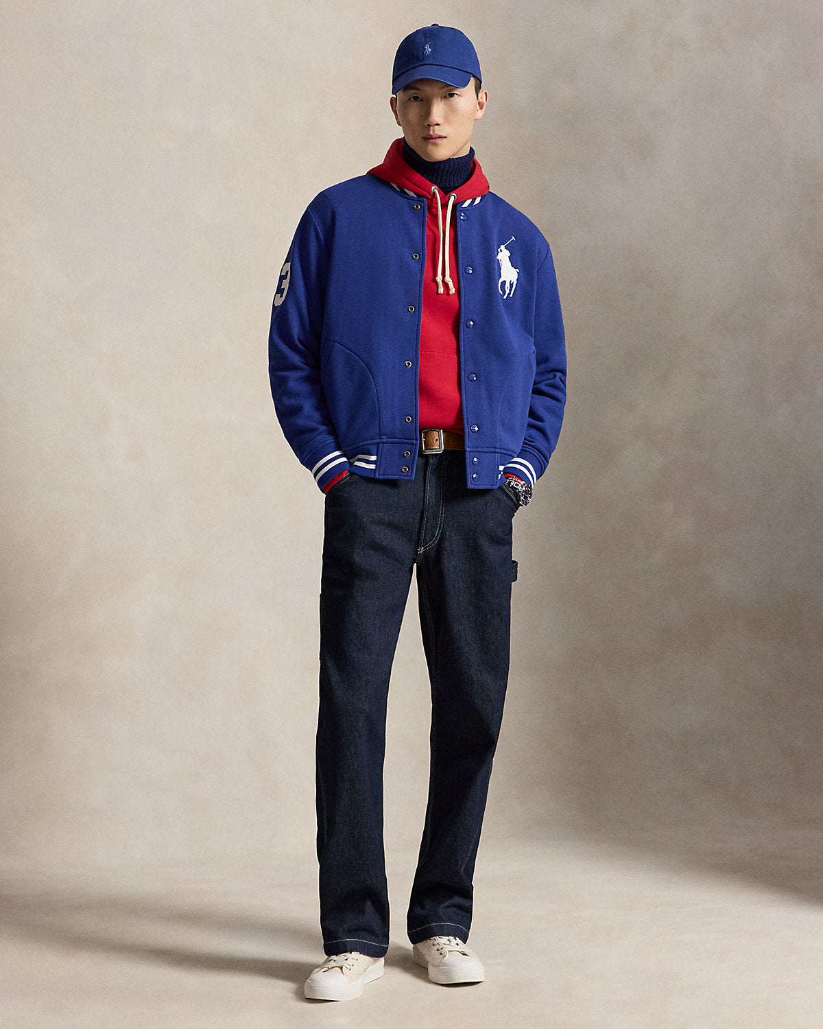 Big Pony Fleece Baseball Jacket