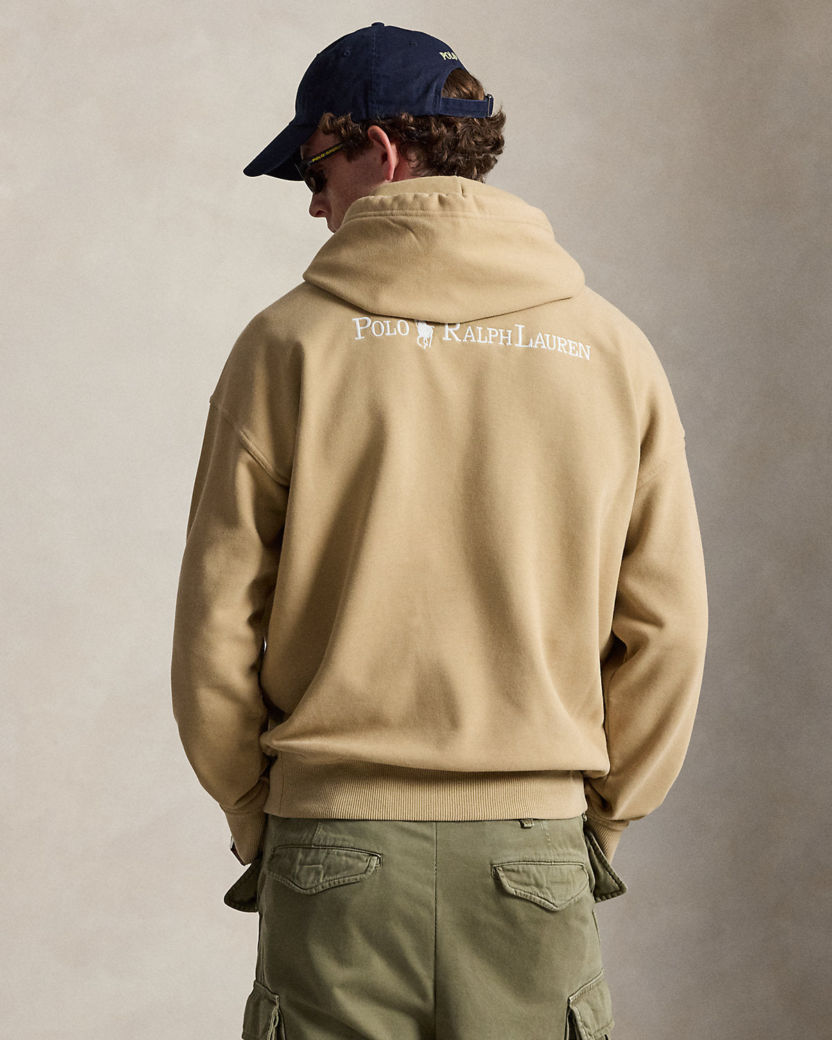 Relaxed Fit Logo Fleece Hoodie