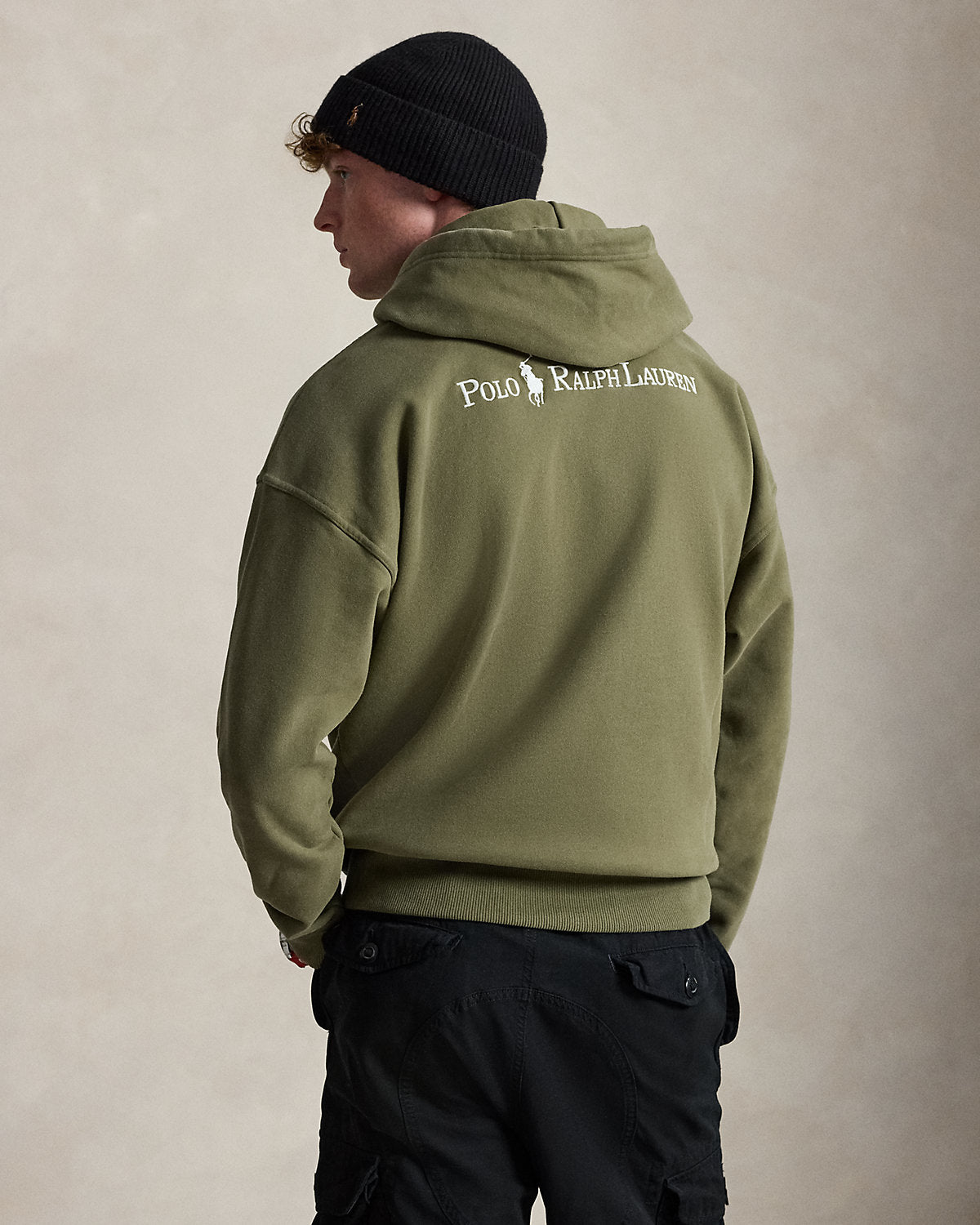 Relaxed Fit Logo Fleece Hoodie