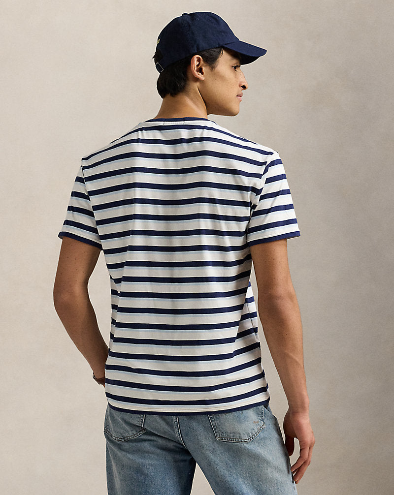 Classic Fit Striped Jersey T-Shirt Nevis Multi