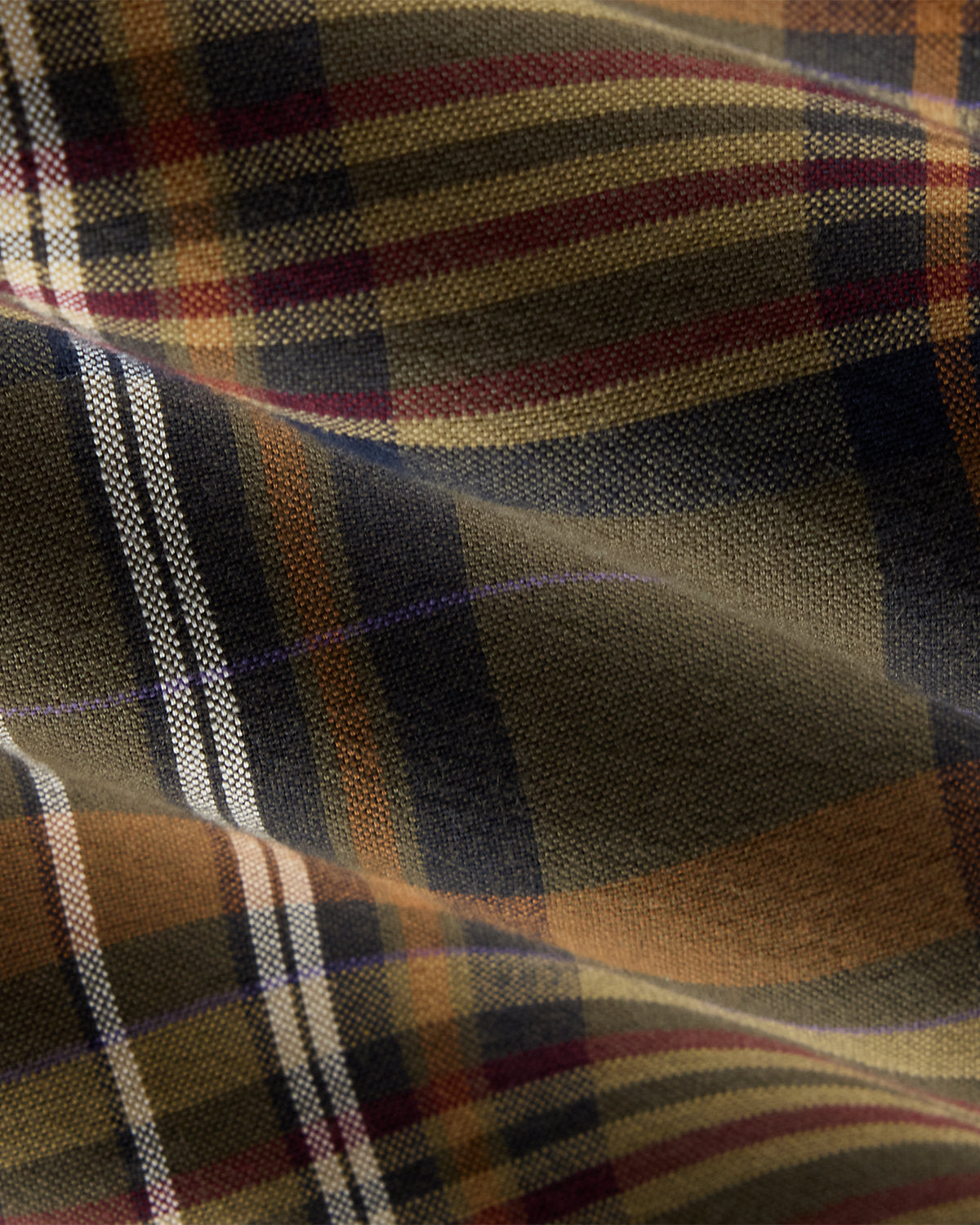 Classic Fit Plaid Oxford Shirt