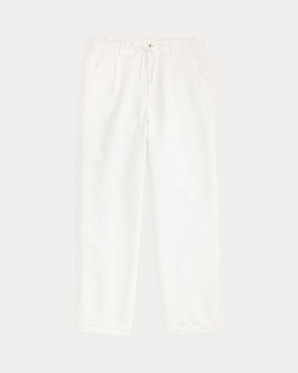Lateef Relaxed Fit Pleated Linen Pant