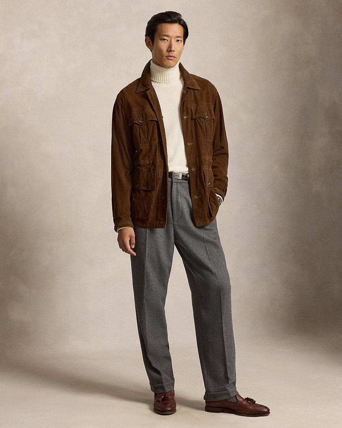 Men's Cashmere Turtleneck Sweater