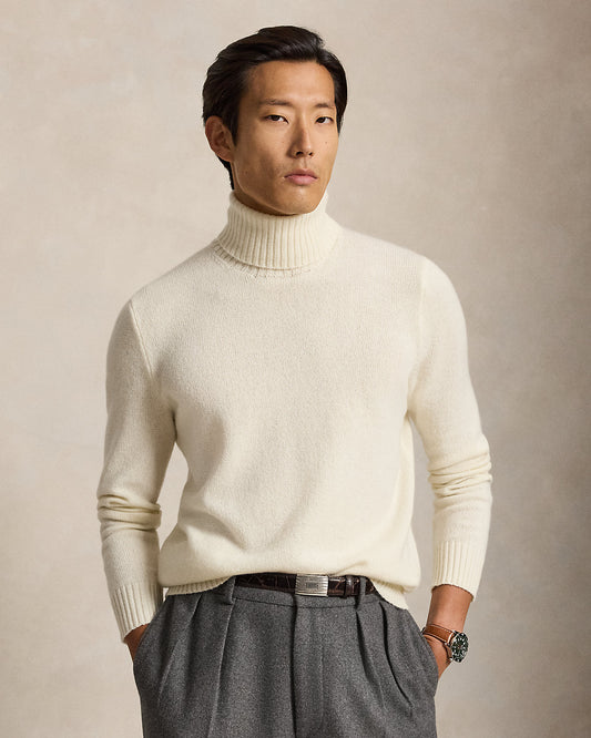 Men's Cashmere Turtleneck Sweater