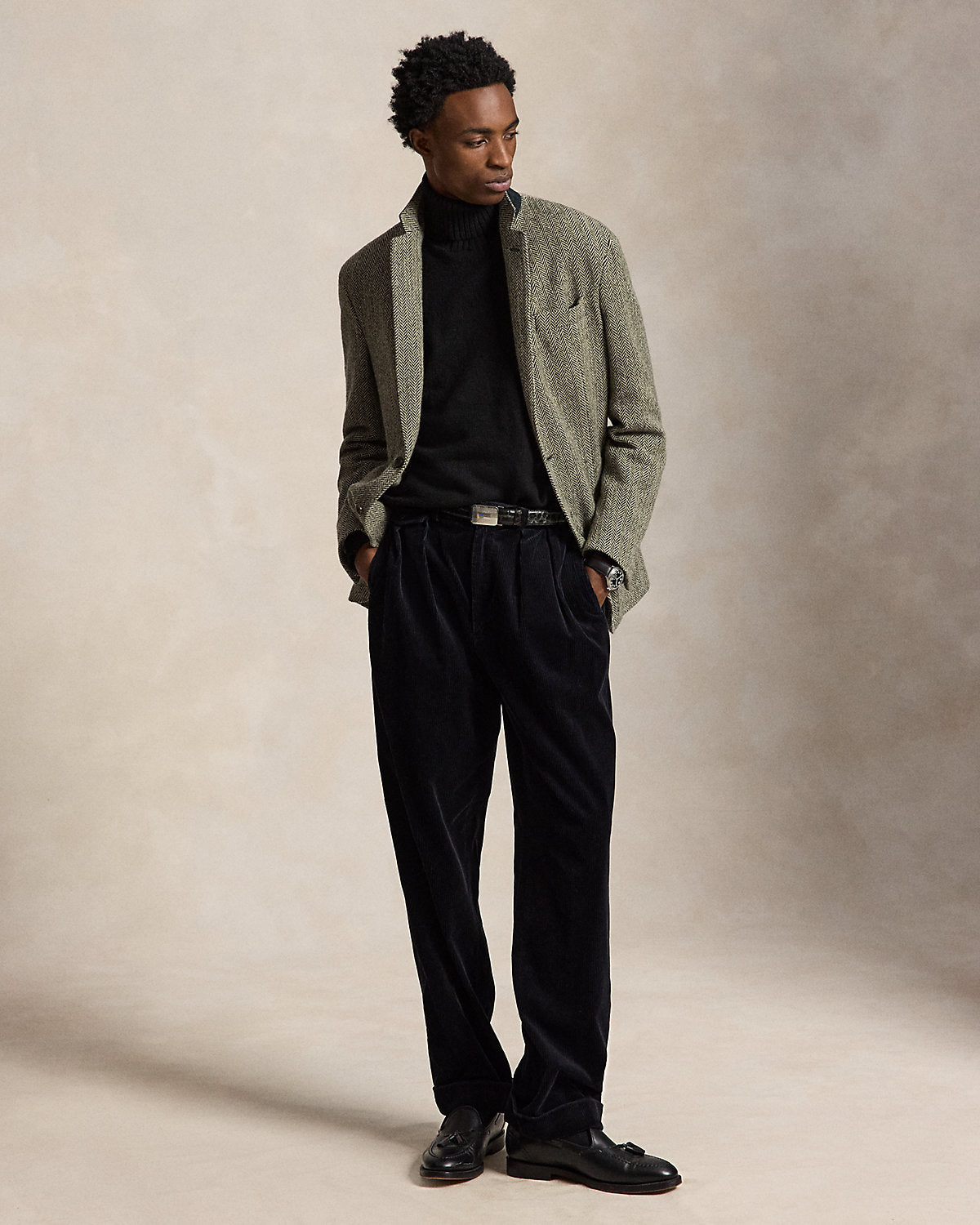 Men's Cashmere Turtleneck Sweater