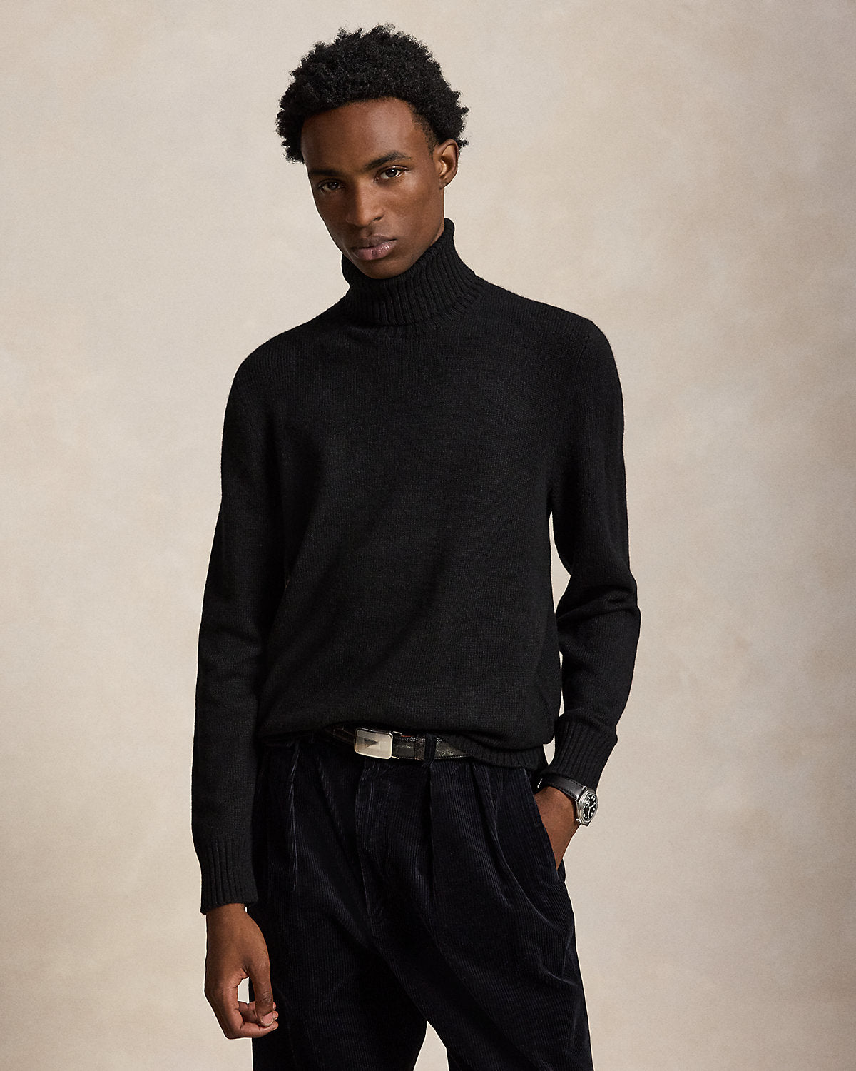 Men's Cashmere Turtleneck Sweater