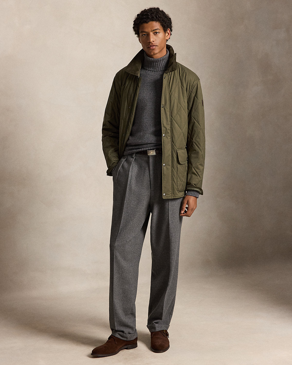 The Beaton Quilted Car Coat