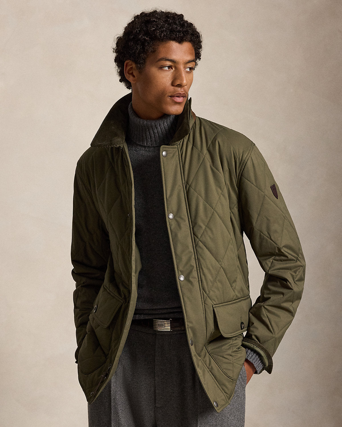 The Beaton Quilted Car Coat