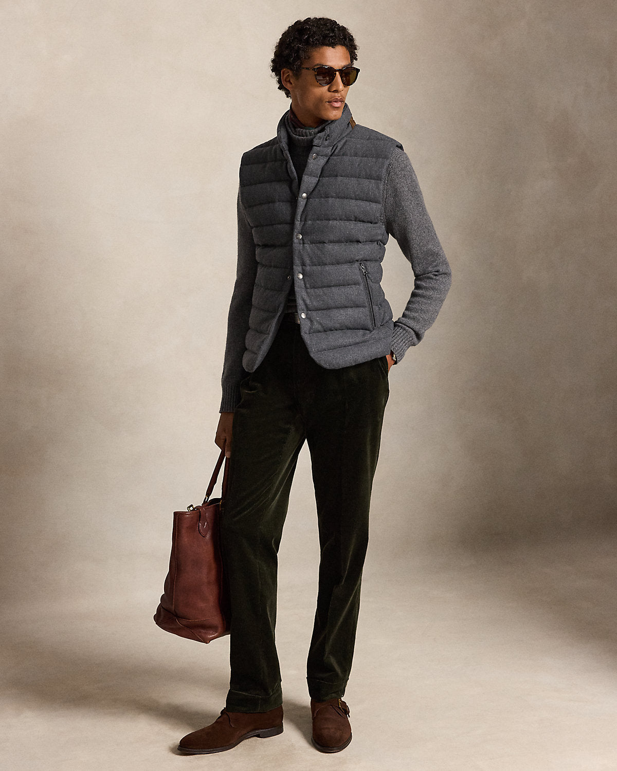 The Stanwood Wool-Blend Down Vest