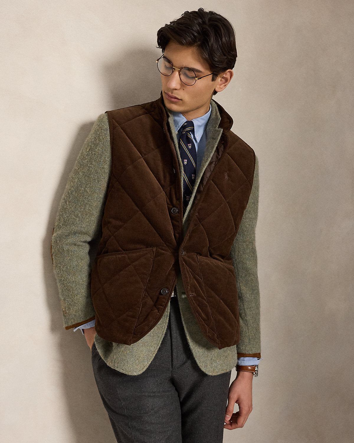 Quilted Corduroy Vest