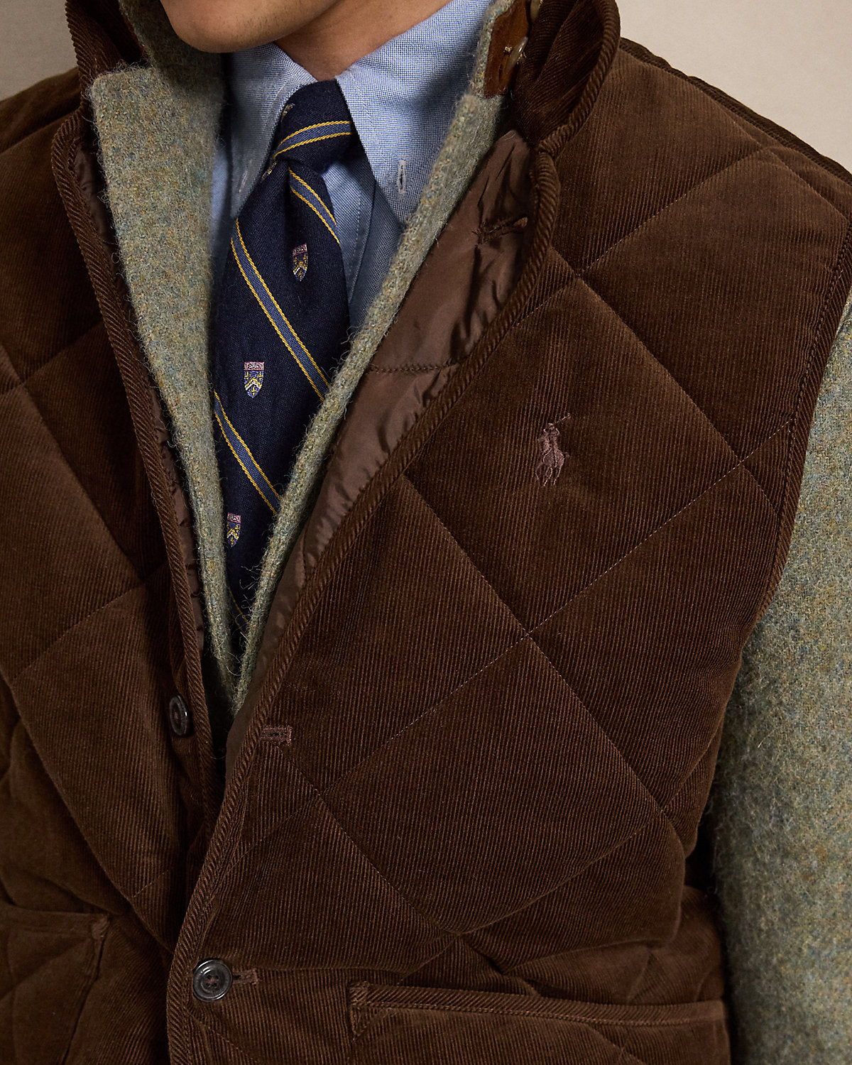 Quilted Corduroy Vest