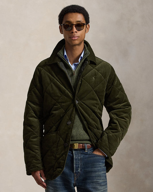 Quilted Corduroy Barn Coat