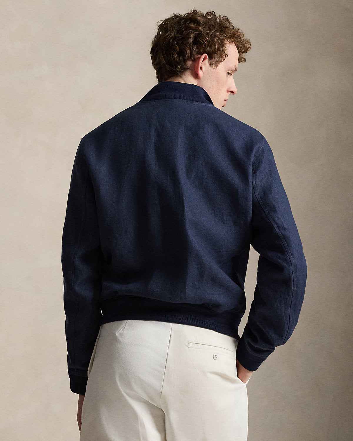 The Barrett Linen Herringbone Jacket
