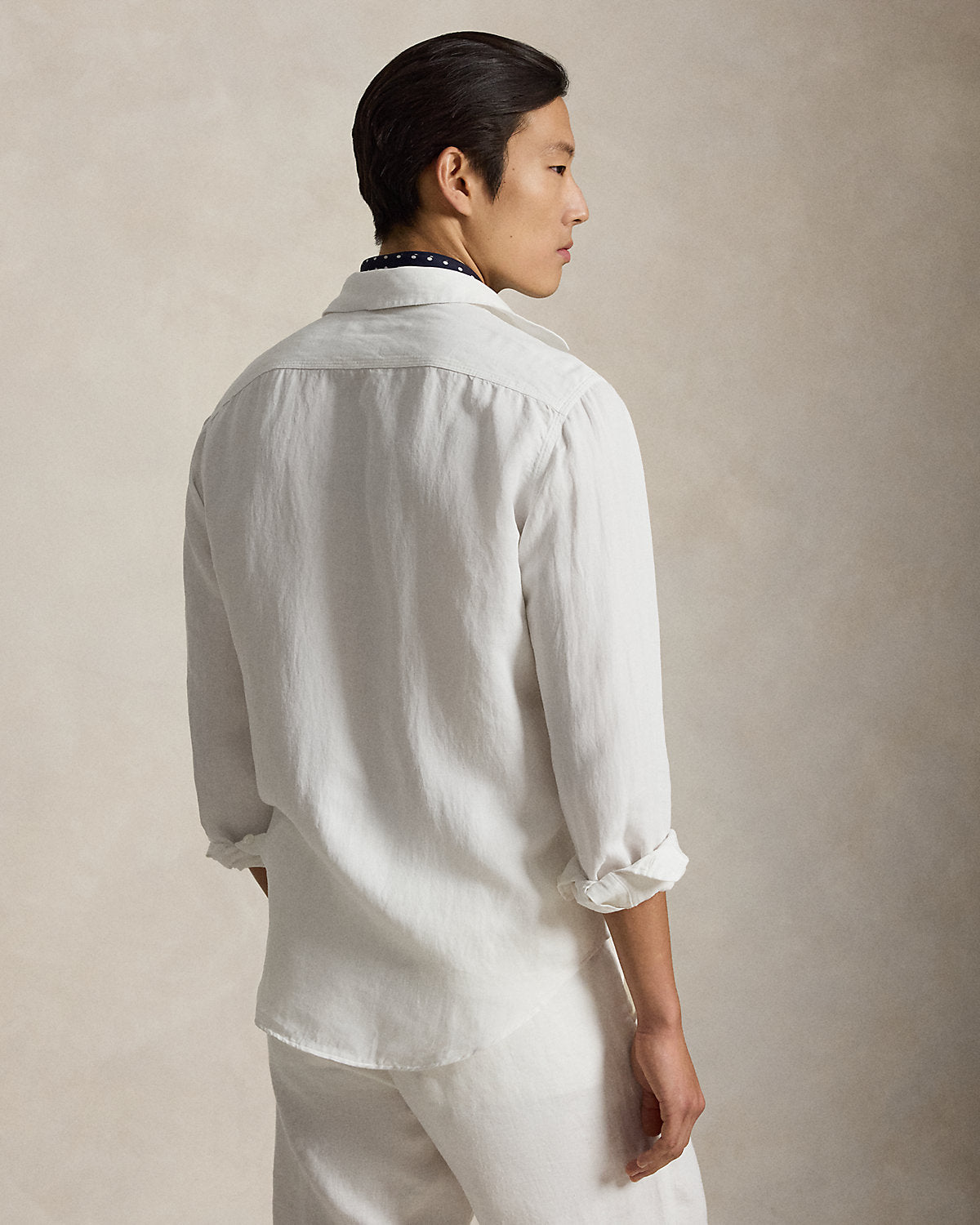 Classic Fit Linen-Silk Workshirt