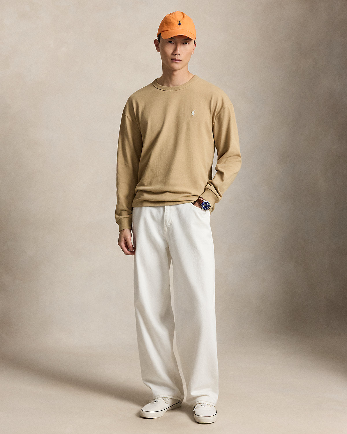 Relaxed Fit Jersey Long-Sleeve T-Shirt