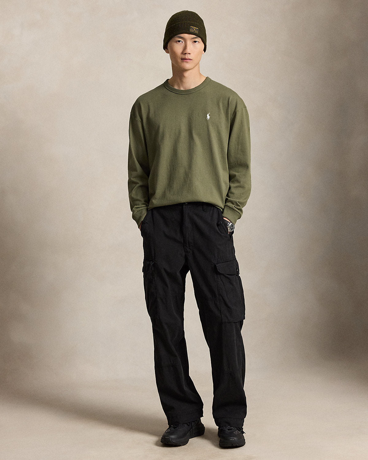 Relaxed Fit Jersey Long-Sleeve T-Shirt