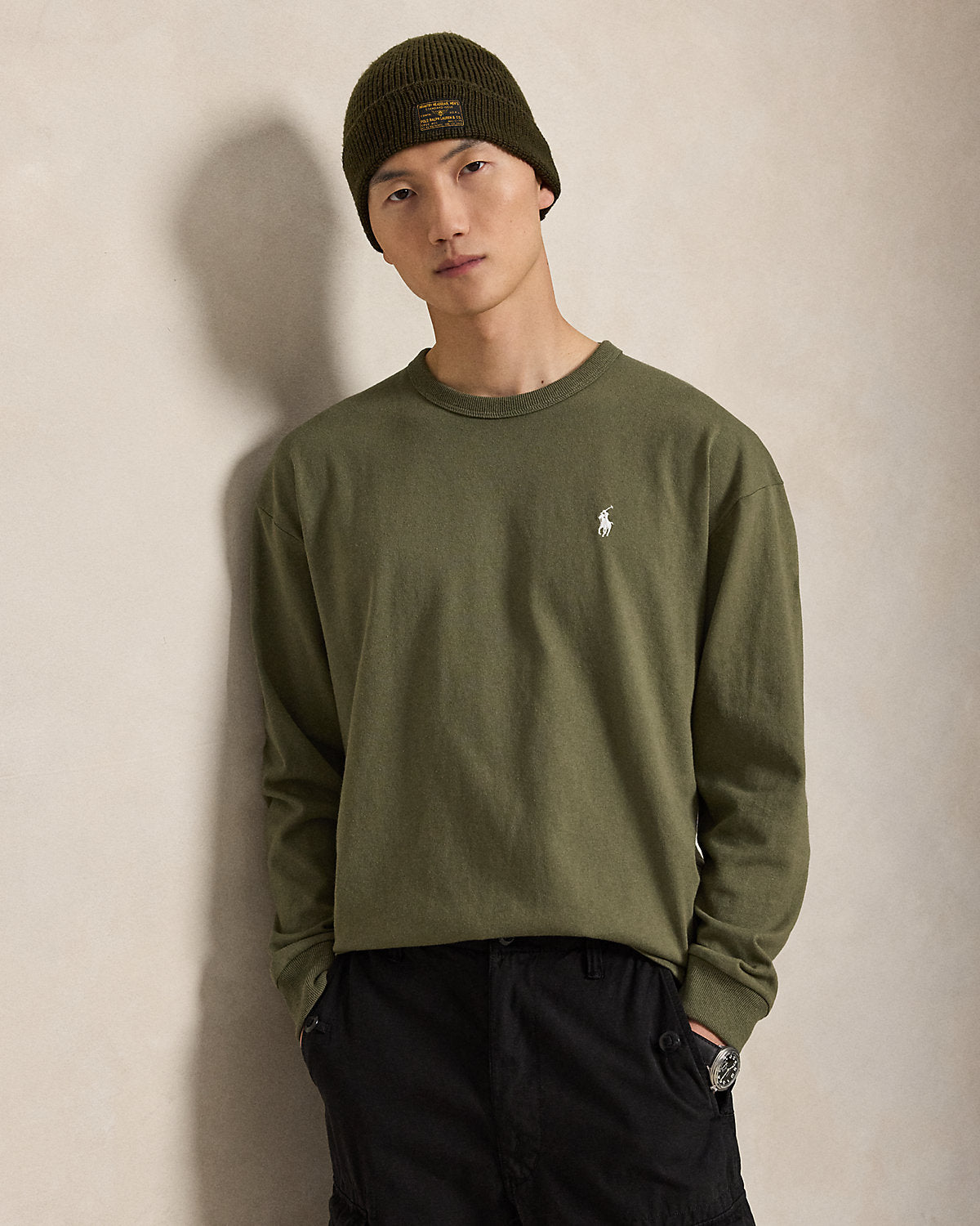Relaxed Fit Jersey Long-Sleeve T-Shirt