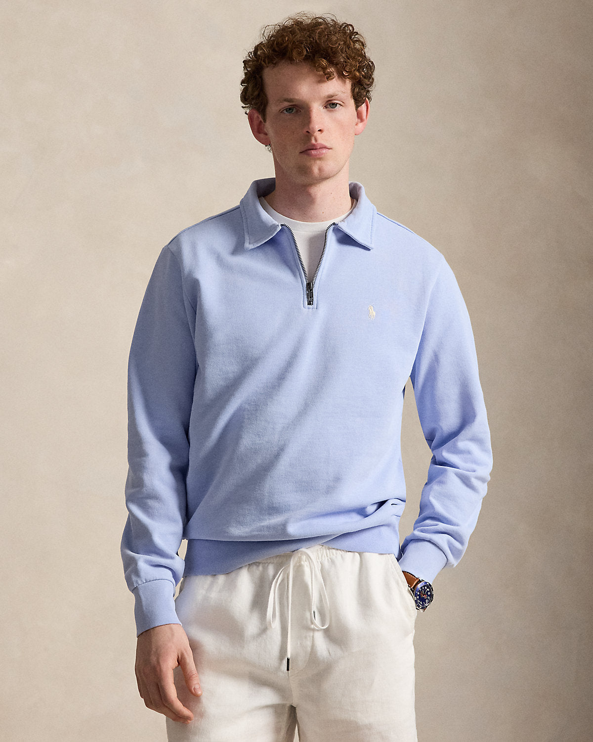 Loopback Fleece Quarter-Zip Sweatshirt