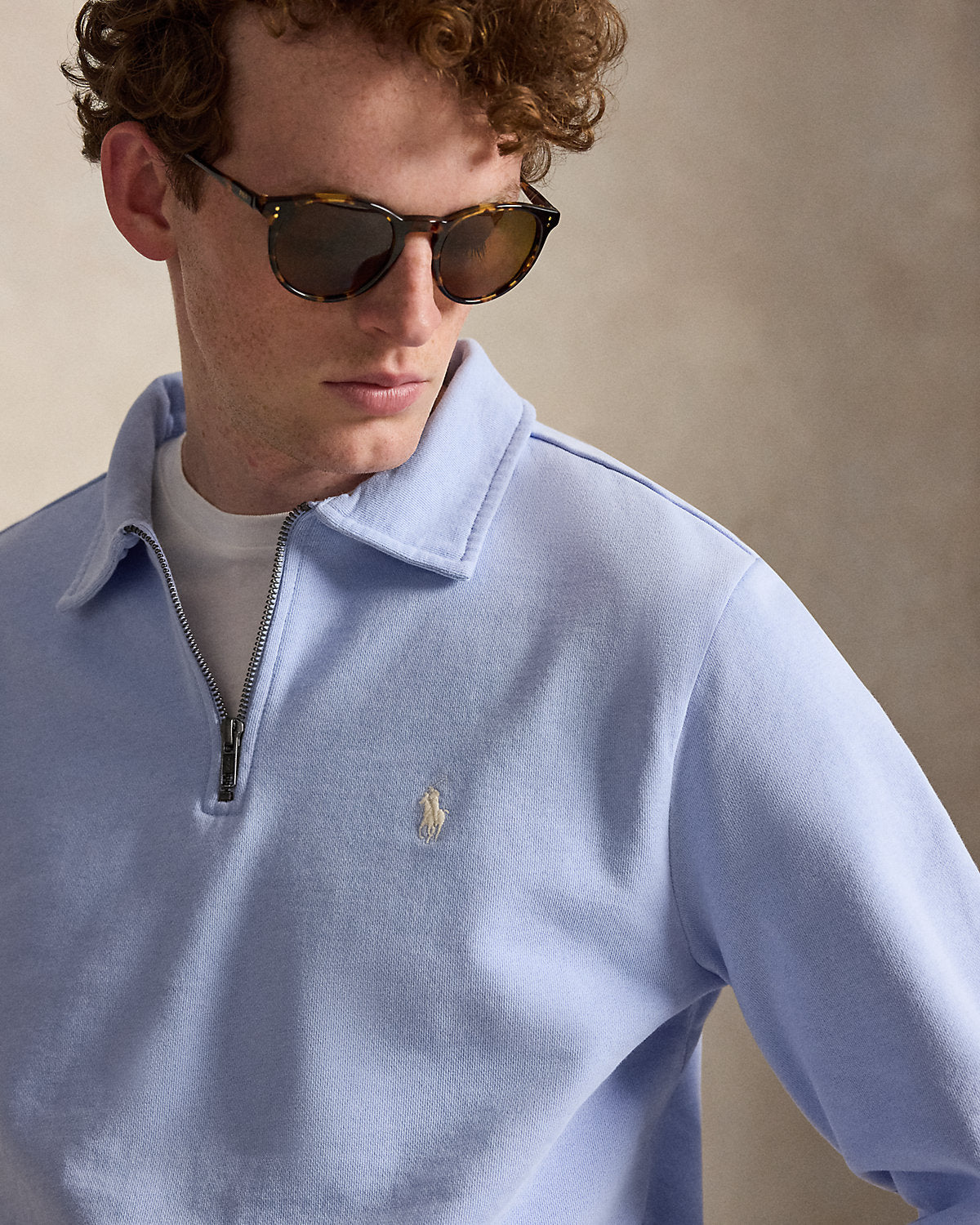 Loopback Fleece Quarter-Zip Sweatshirt