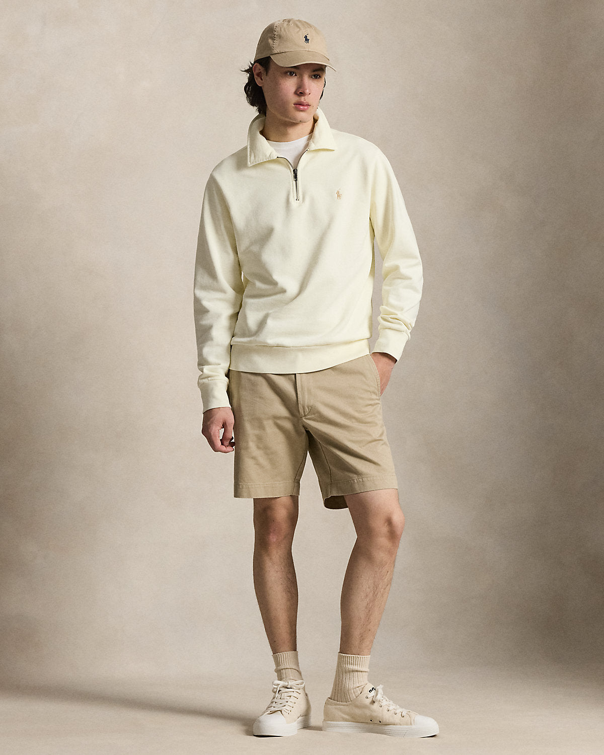Loopback Fleece Quarter-Zip Sweatshirt