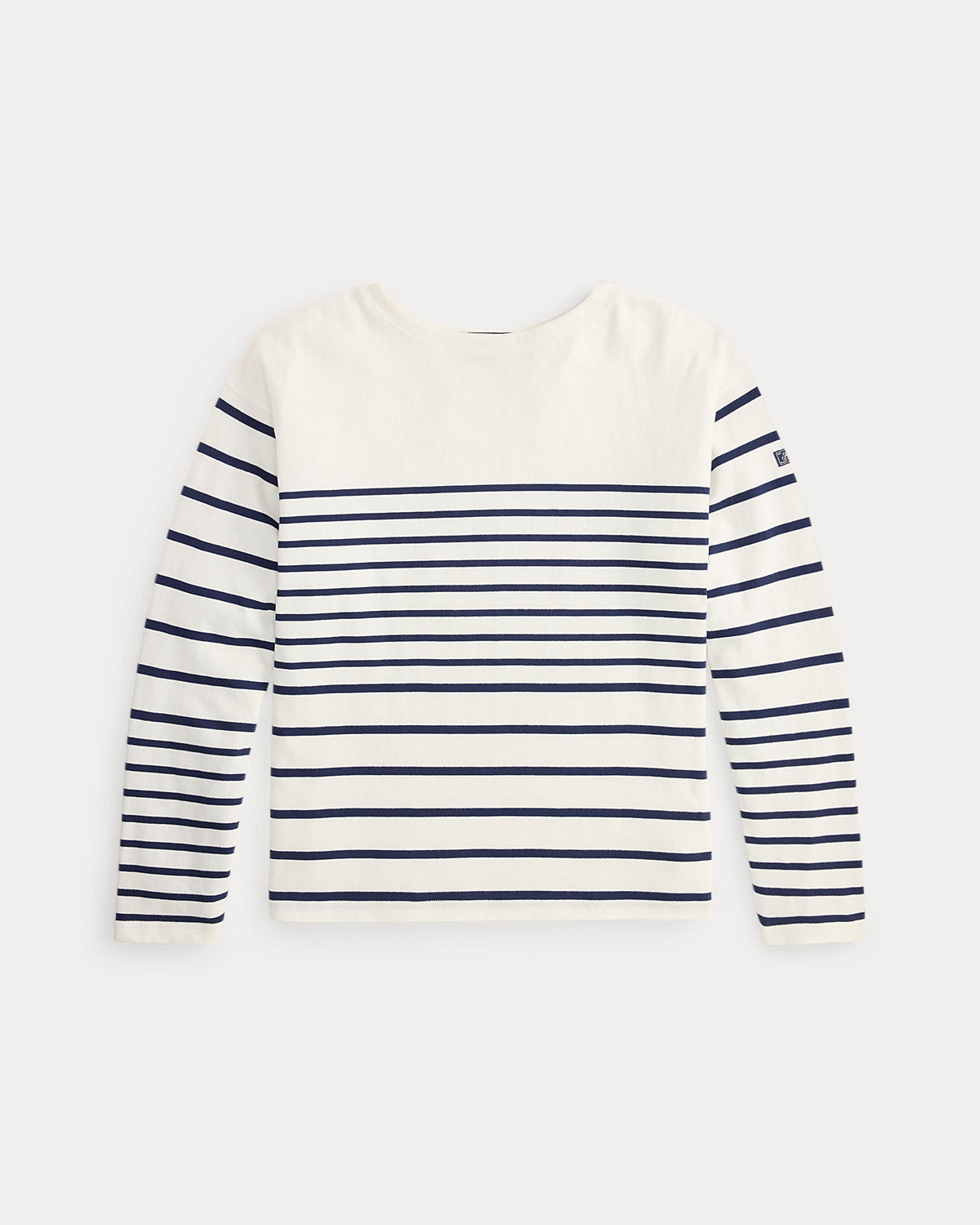 Relaxed Fit Striped Jersey Pullover