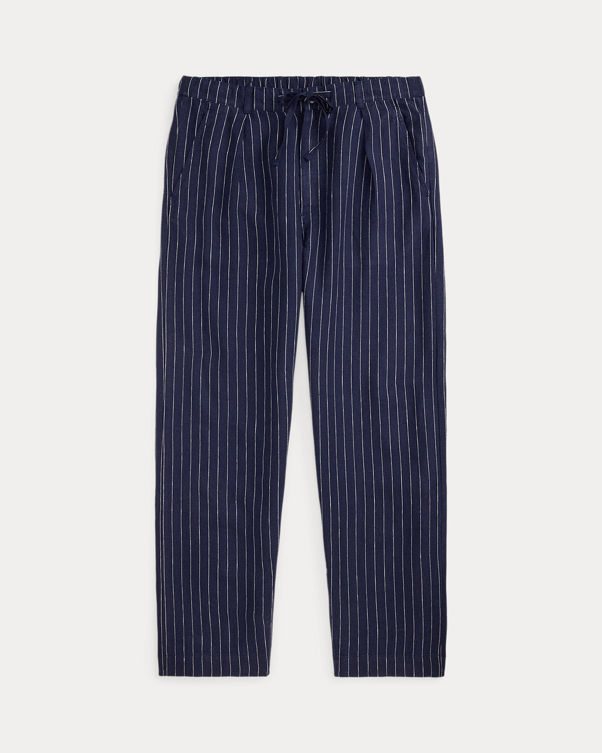 Lateef Relaxed Fit Striped Linen Pant