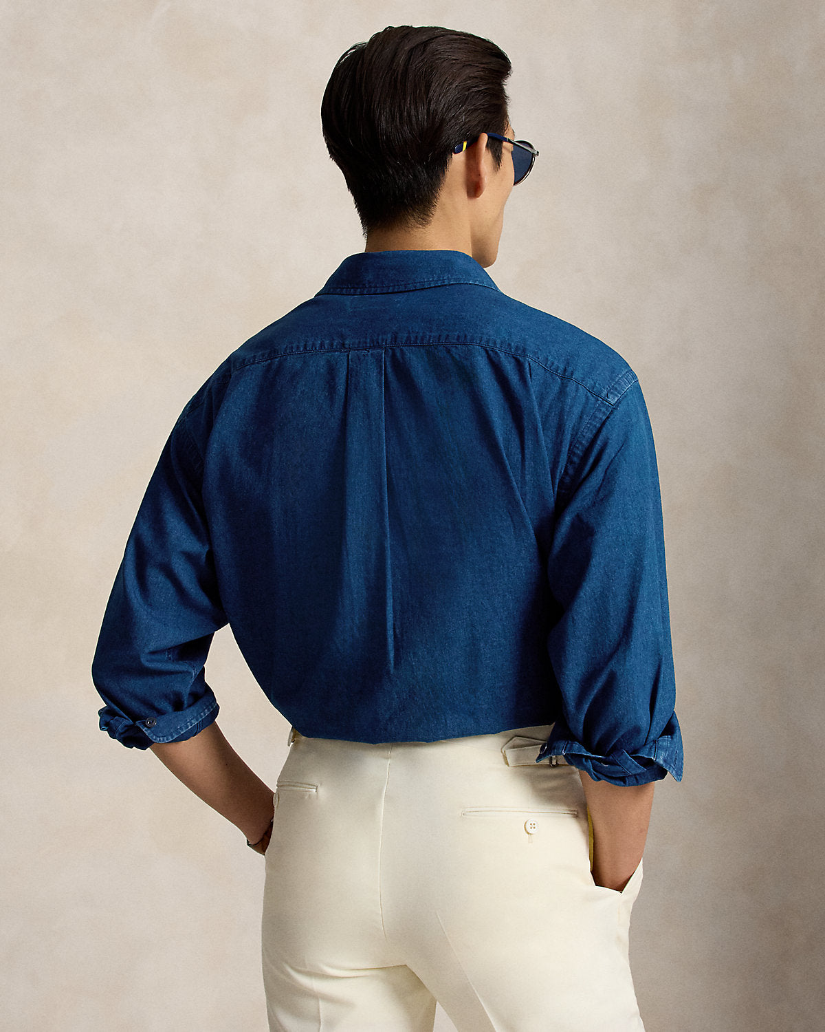 Relaxed Fit Chambray Workshirt