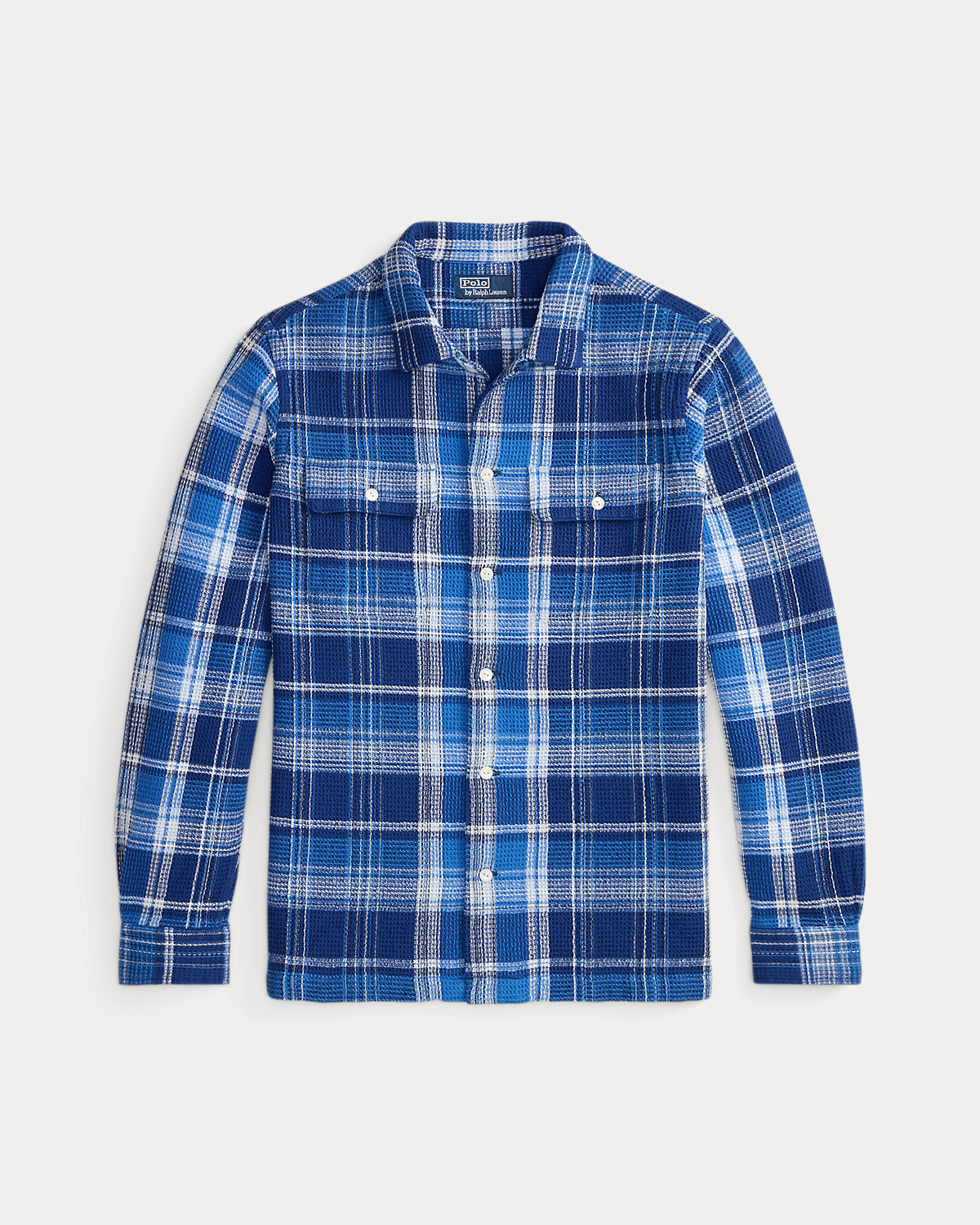 Classic Fit Plaid Textured Shirt