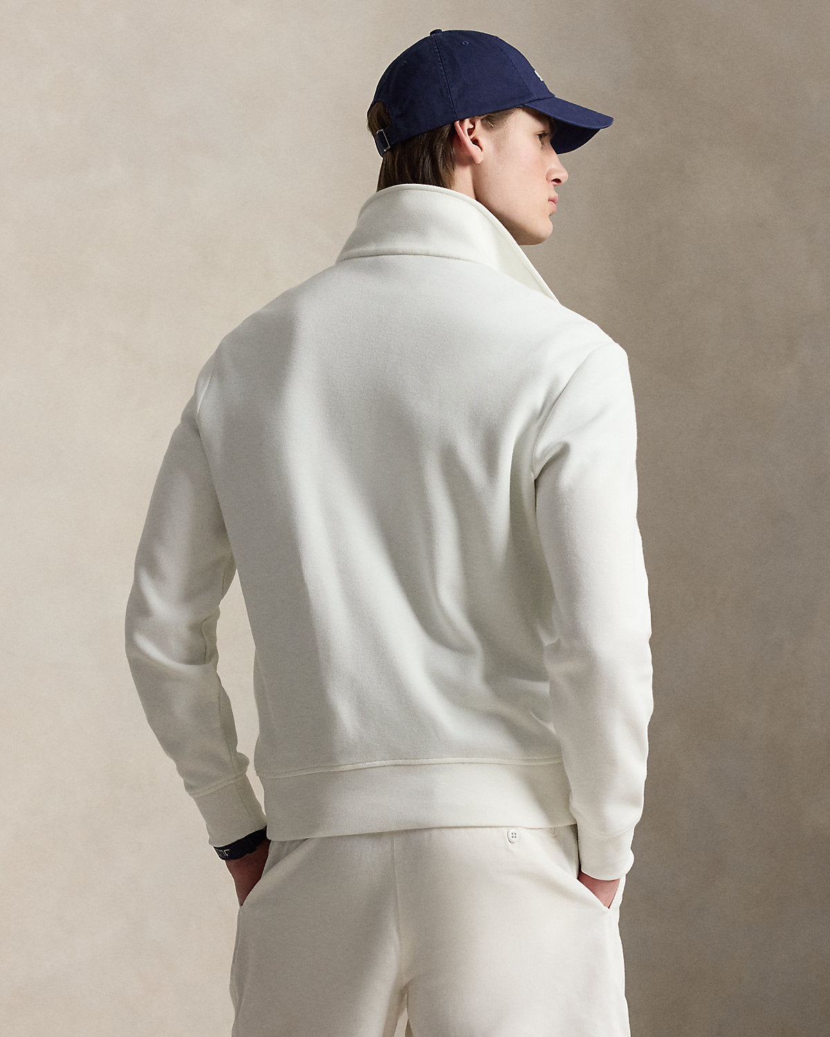 Double-Knit Quarter-Zip Sweatshirt