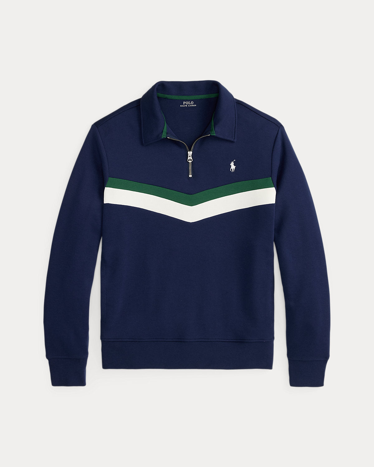 Double-Knit Quarter-Zip Sweatshirt