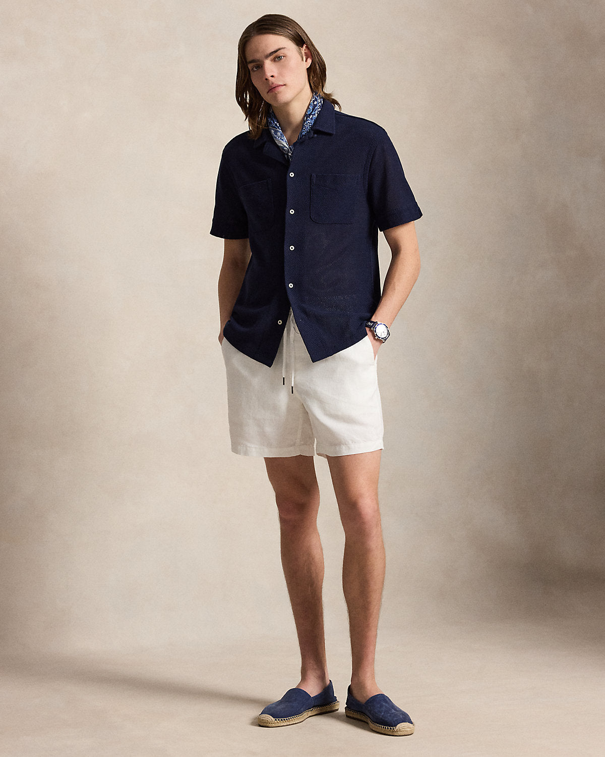 6-Inch Lateef Classic Fit Linen Short