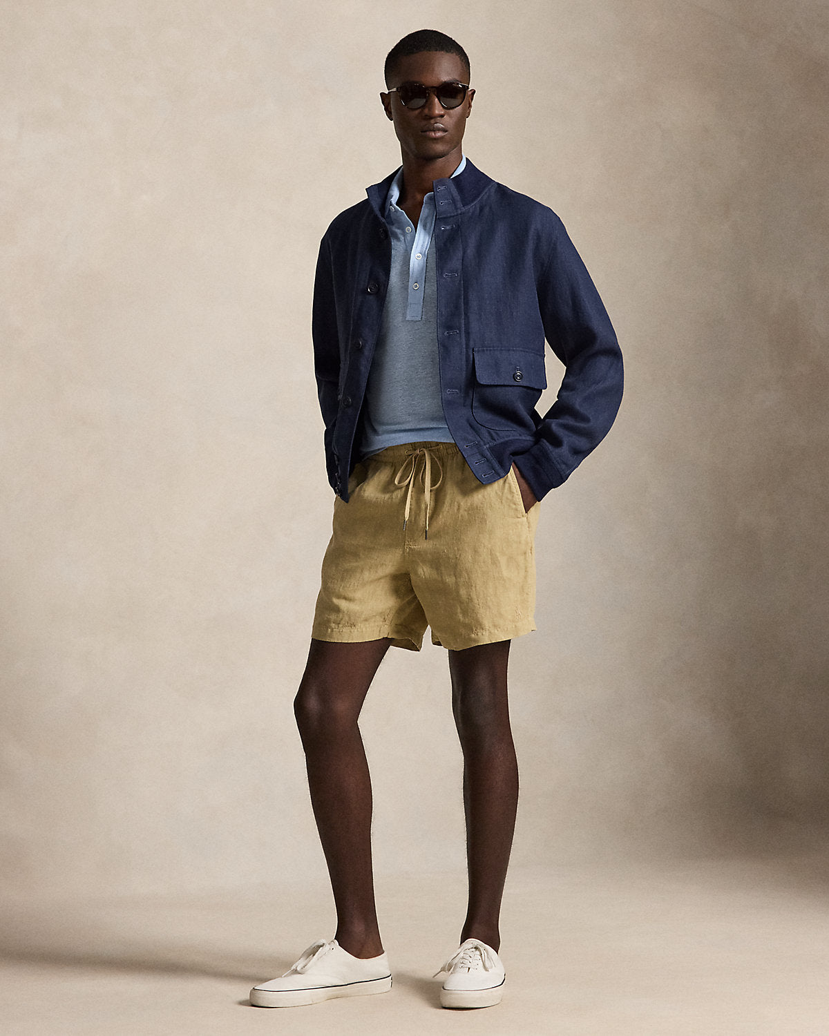 6-Inch Lateef Classic Fit Linen Short