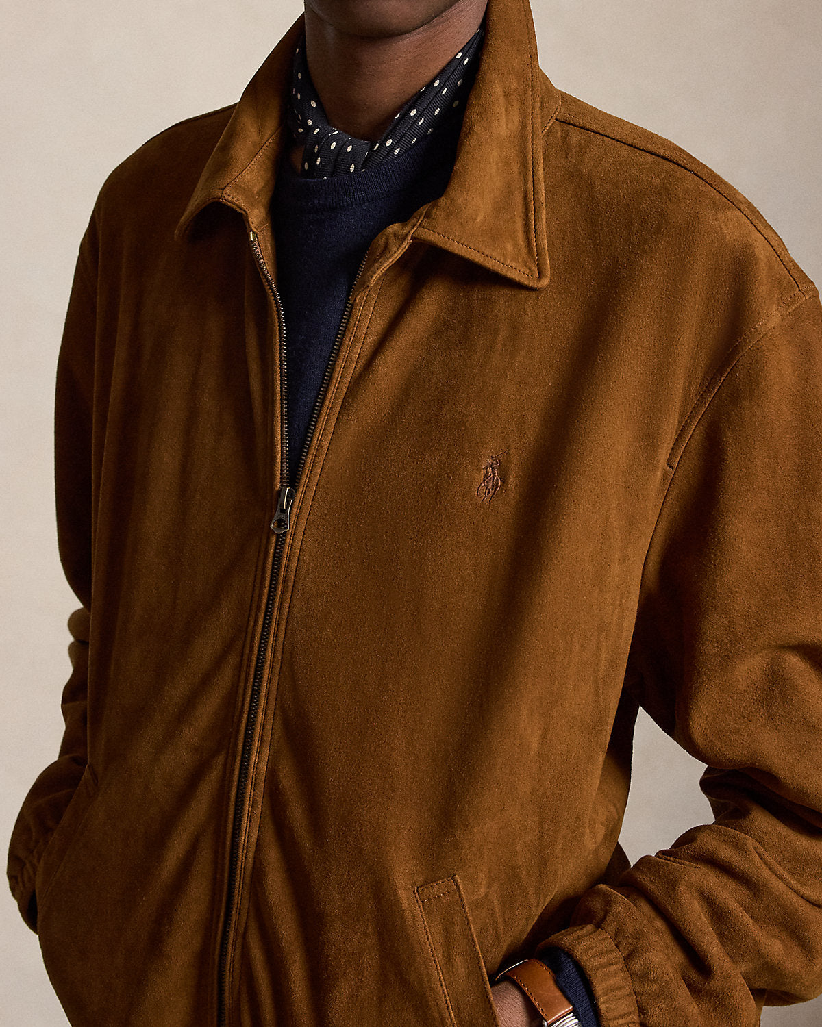 The Bayport Suede Jacket