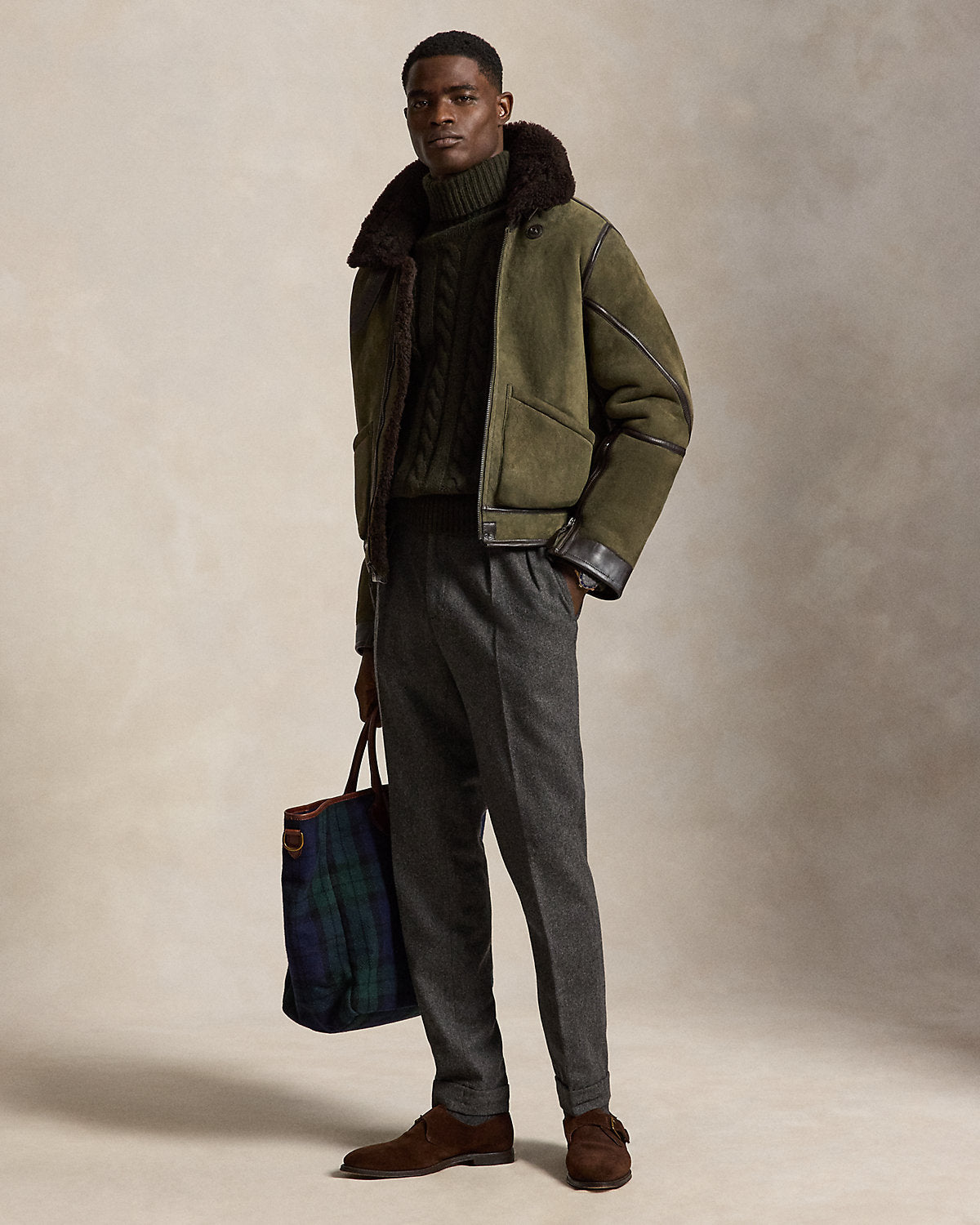 Shearling Flight Jacket