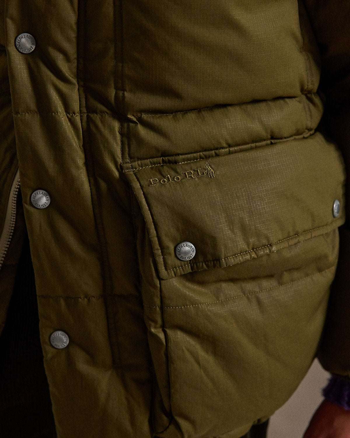 The Baden Oilcloth Down Jacket