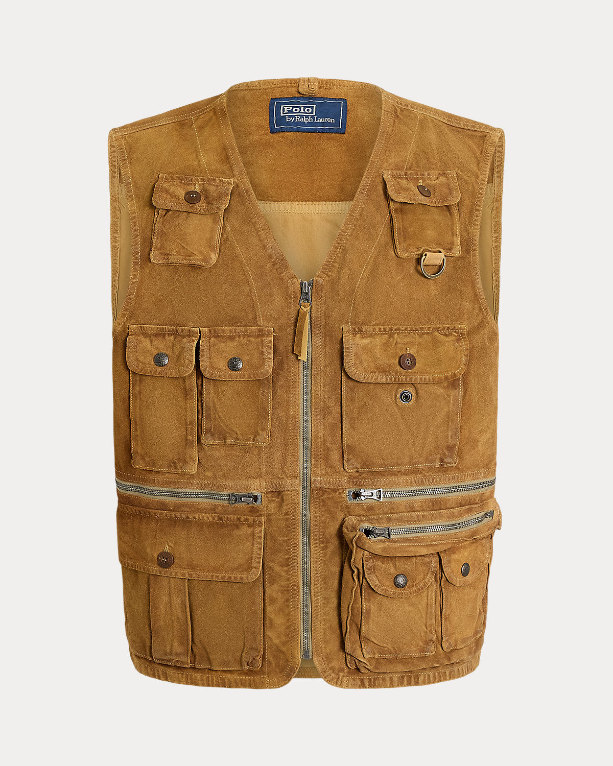 Suede Utility Vest