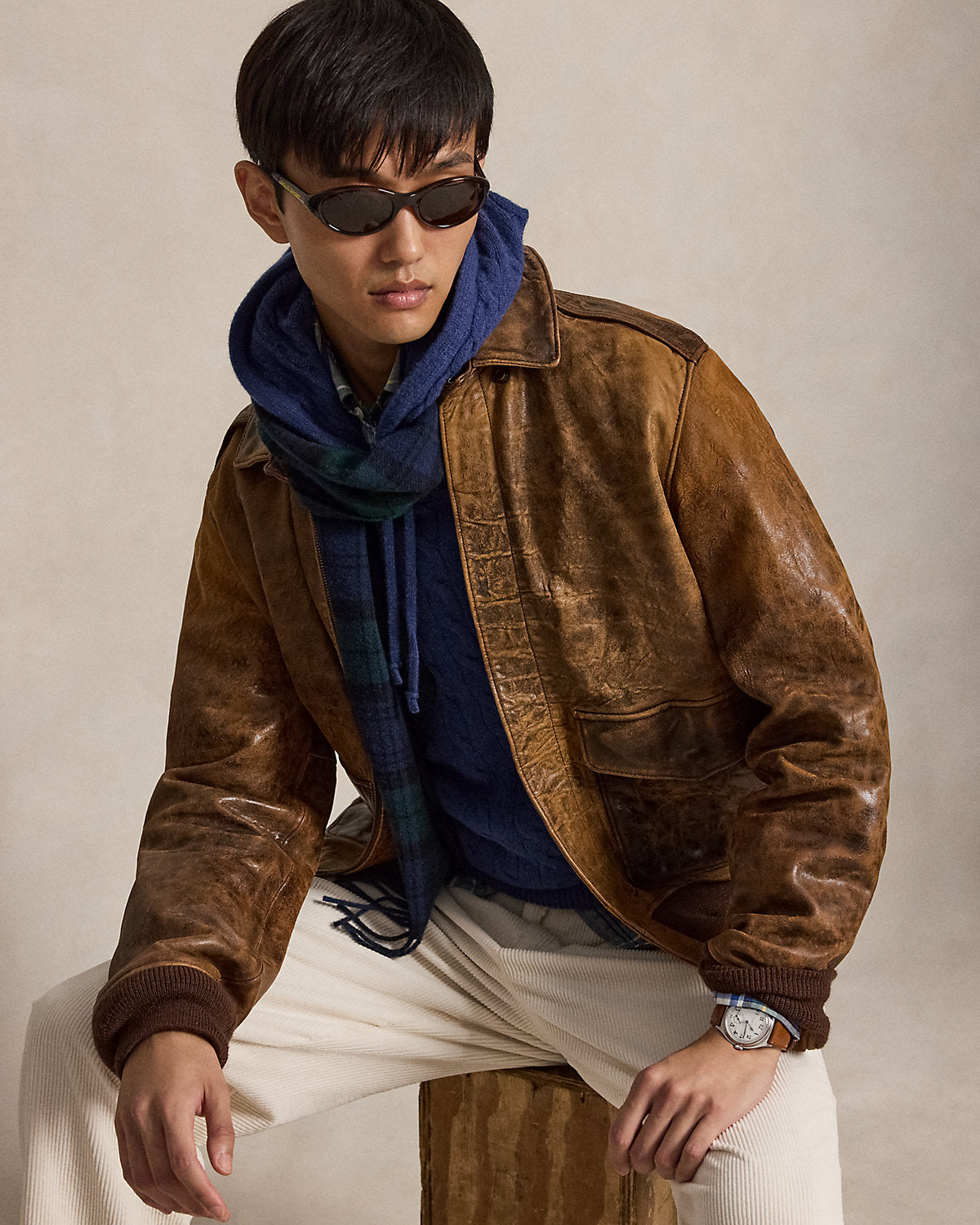 Cable-Knit Wool-Cashmere Hooded Sweater