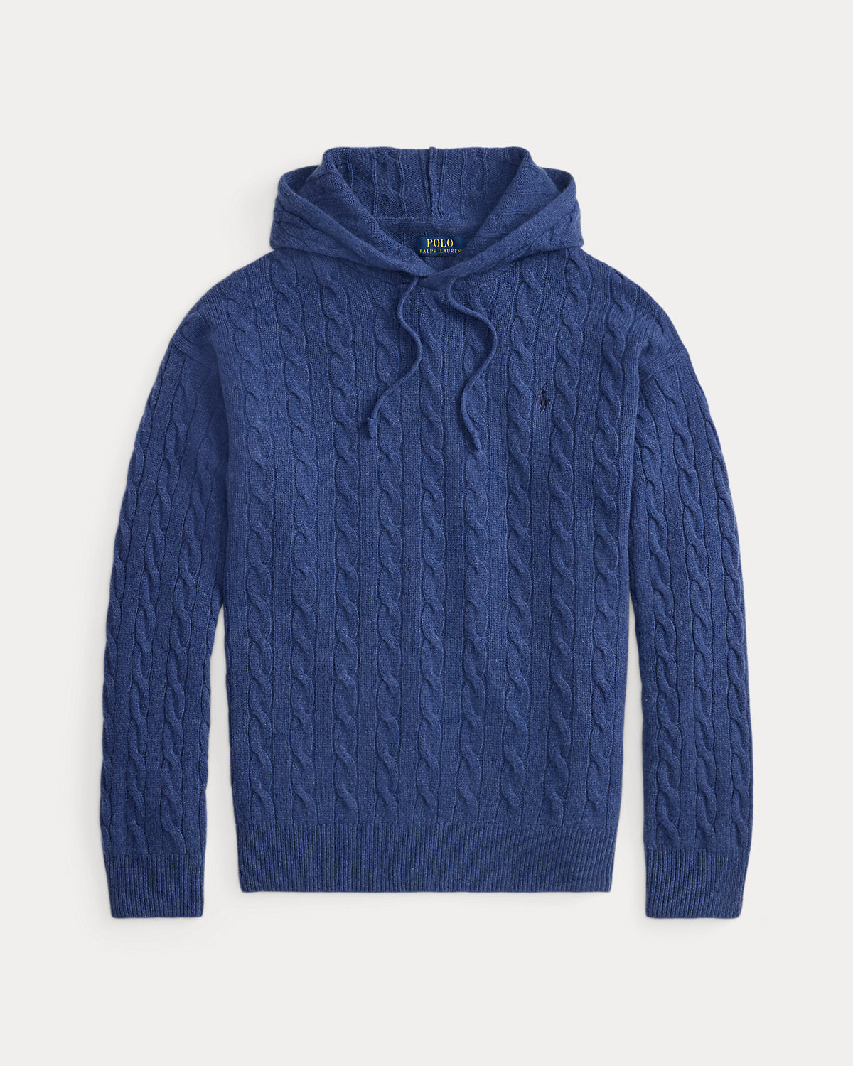 Cable-Knit Wool-Cashmere Hooded Sweater