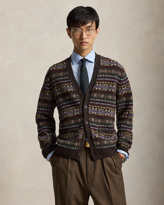 Fair Isle Wool Cardigan