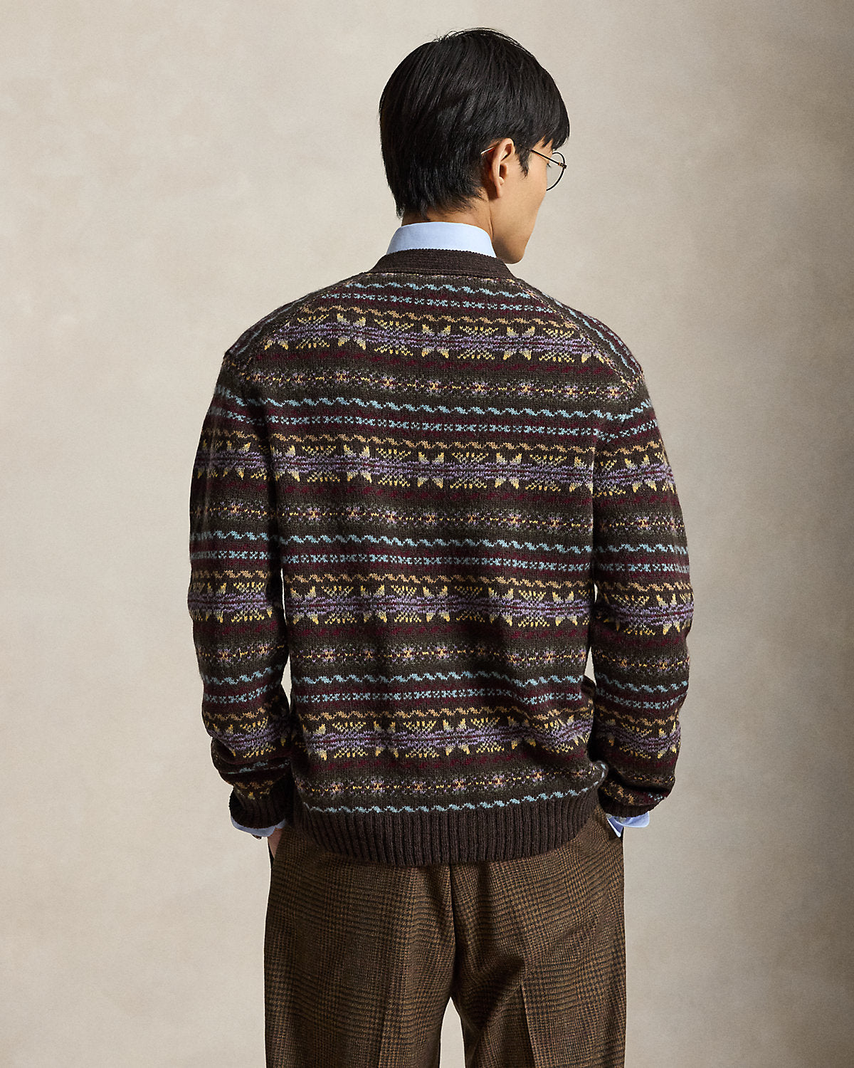 Fair Isle Wool Cardigan