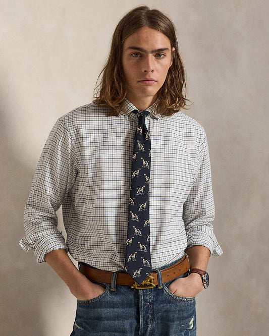 Classic Fit Tattersall Twill Shirt