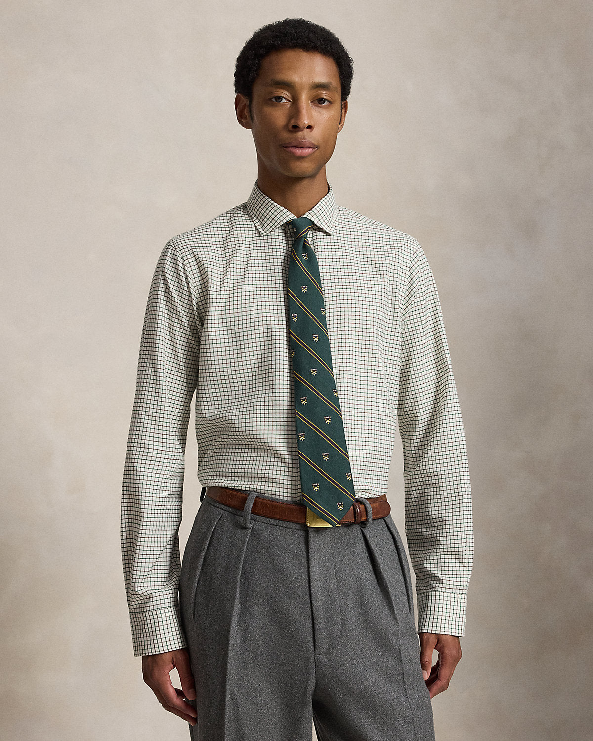 Classic Fit Tattersall Twill Shirt
