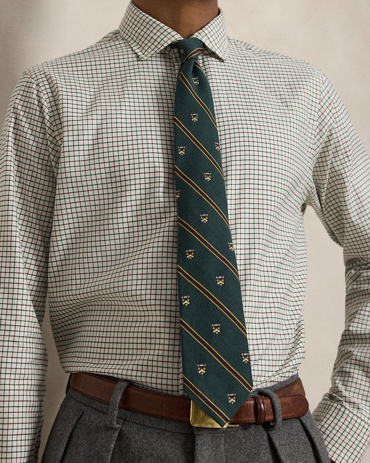 Classic Fit Tattersall Twill Shirt