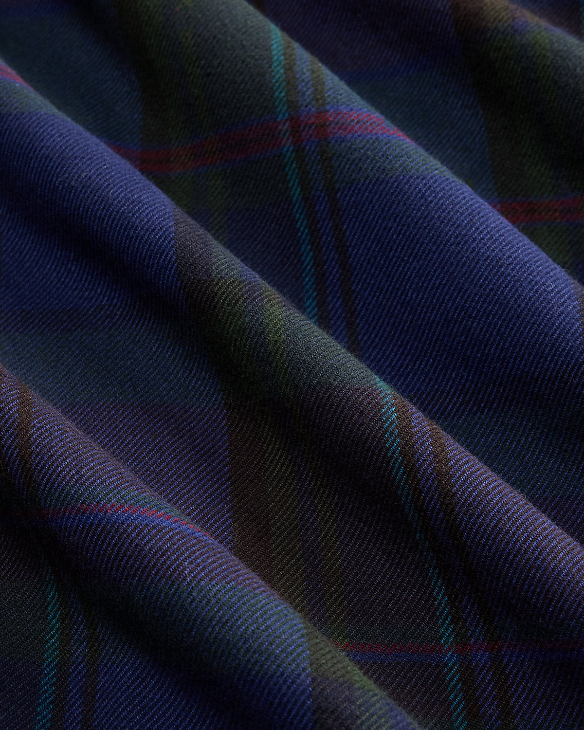 Classic Fit Plaid Suede-Trim Twill Shirt