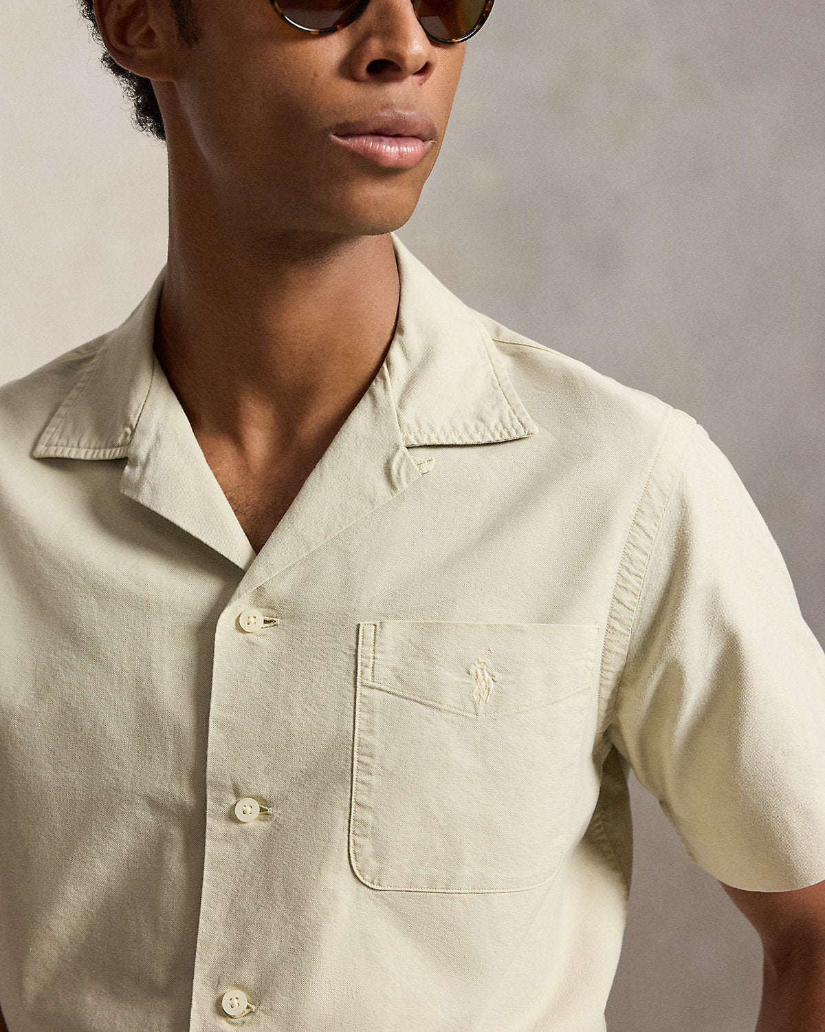 Classic Fit Garment-Dyed Oxford Shirt