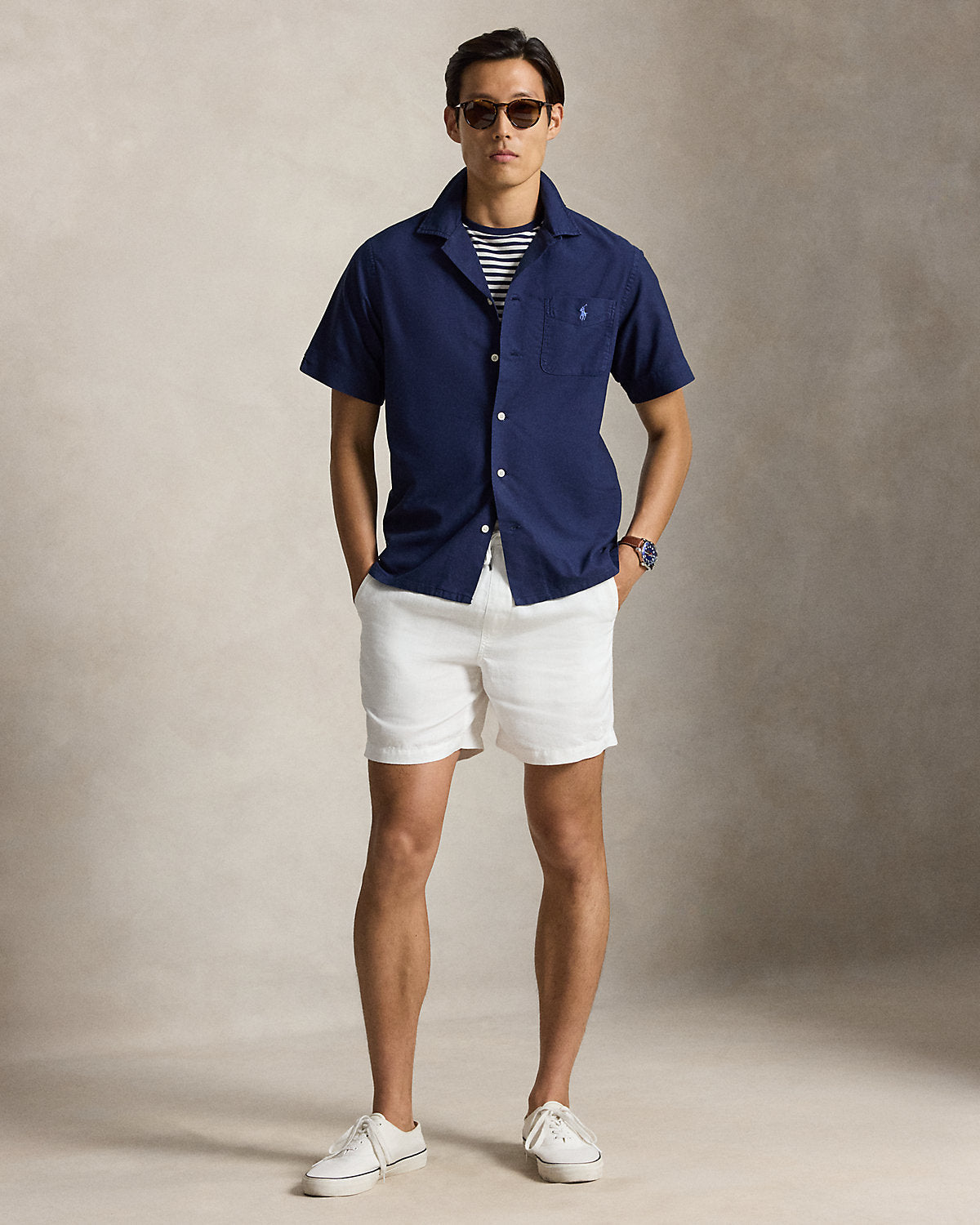 Classic Fit Garment-Dyed Oxford Shirt