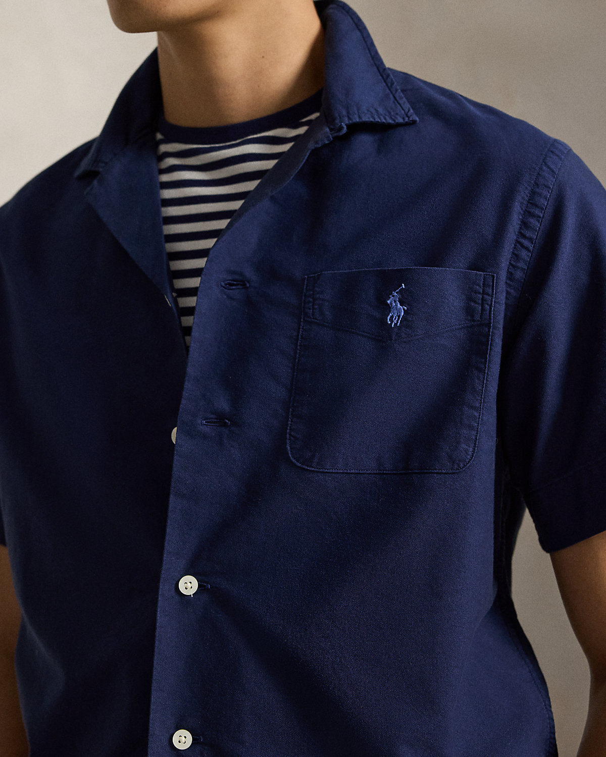 Classic Fit Garment-Dyed Oxford Shirt